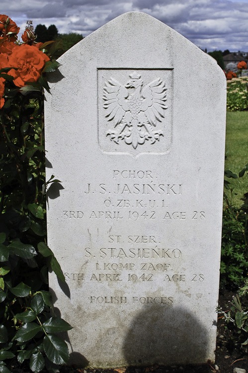 Jan Stanisław Jasiński Polish War Grave