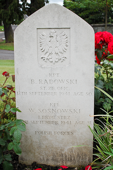 Bronislaw Radowski Polish War Grave