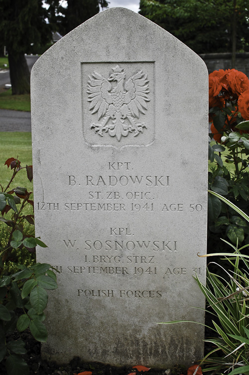 Bronislaw Radowski Polish War Grave