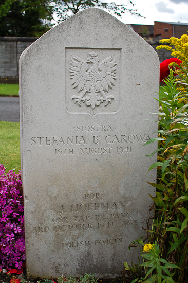 Stefania Barbara Carowa Polish War Grave