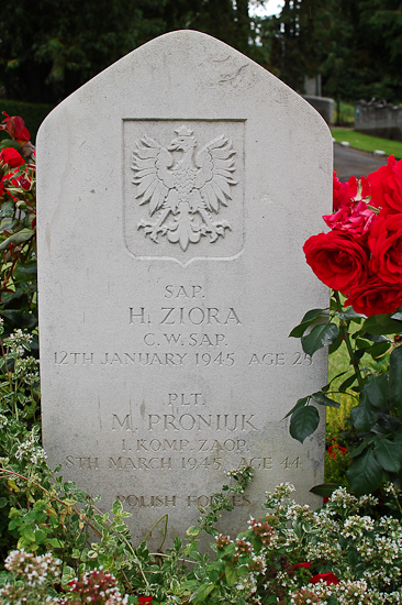 Hubert Ziora Polish War Grave