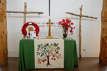 Crosses at the Altar - National Memorial Arboretum, Staffordshire, England