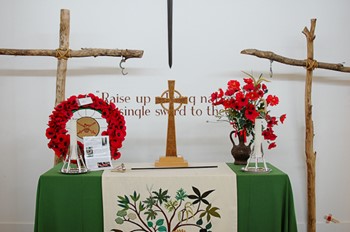 Altar at the Chapel - National Memorial Arboretum, Staffordshire