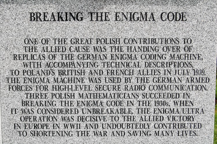 Breaking the Enigma Code - Polish Armed Forces Memorial