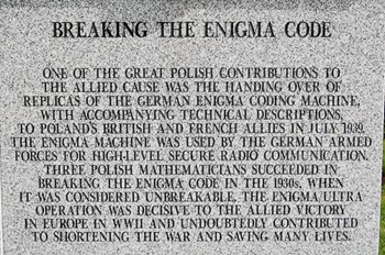 Breaking the Enigma Code - Polish Armed Forces Memorial