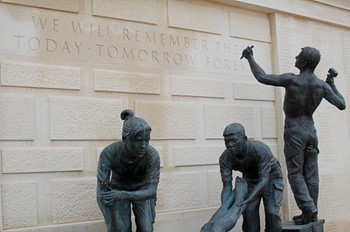 Sculpture - Armed Forces Memorial, National Memorial Arboretum