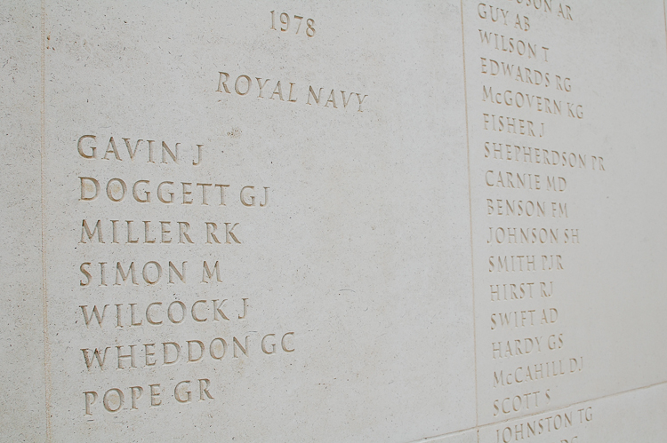 Names of the Fallen - Armed Forces Memorial, National Memorial Arboretum