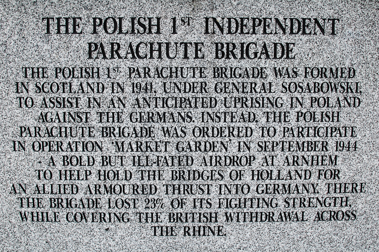 Polish 1st Independent Parachute Brigade - Polish Armed Forces Memorial