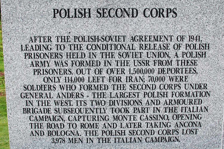 Polish Second Corps - Polish Armed Forces Memorial