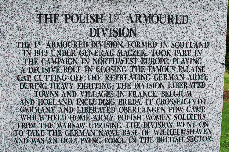 Polish 1st Armoured Division - Polish Armed Forces Memorial