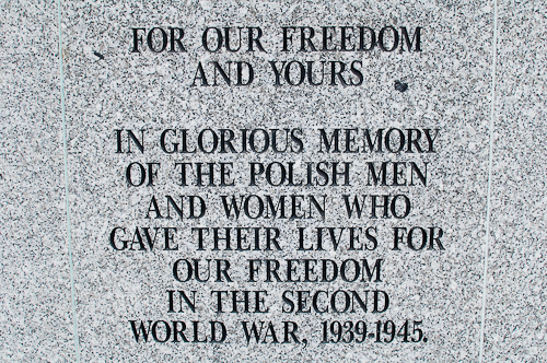 For Your Freedom and Ours - Polish Armed Forces Memorial