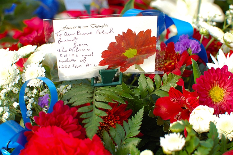 Wreath - 1260 Squadron ATC - Newark Cemetery