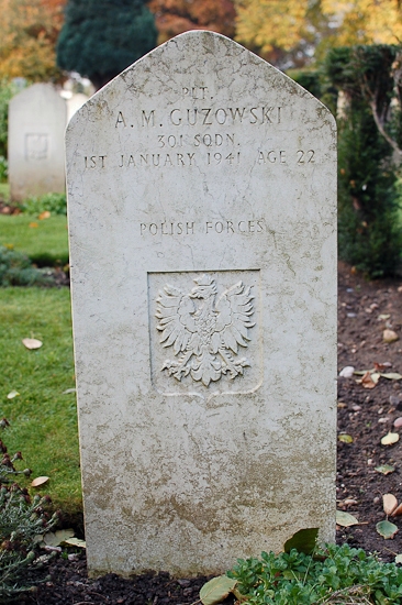 Adam Guzowski Polish War Grave