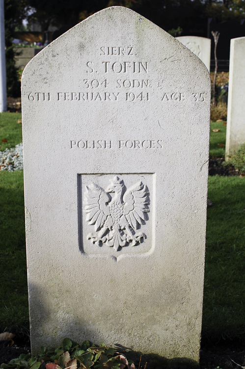 Stanislaw Tofin Polish War Grave