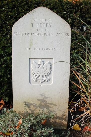 Tadeusz Petry Polish War Grave