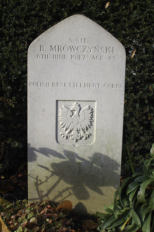 Bronislaw Mrowczynski Polish War Grave