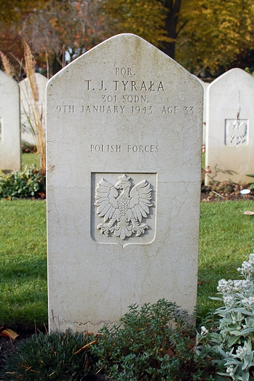 Tadeusz Jan Tyrala Polish War Grave