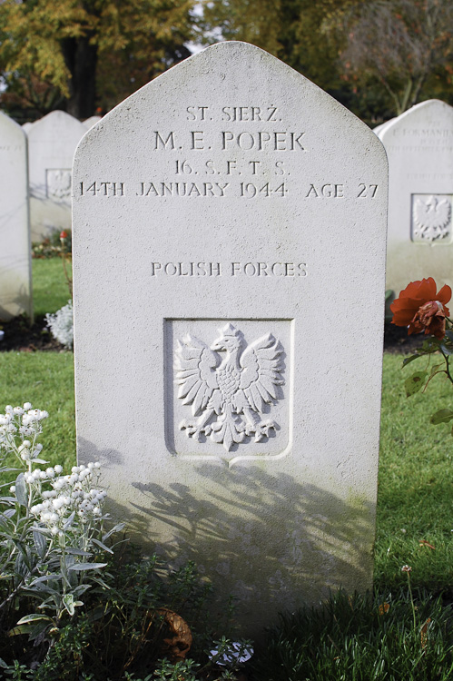 Mieczyslaw Edmund Popek Polish War Grave