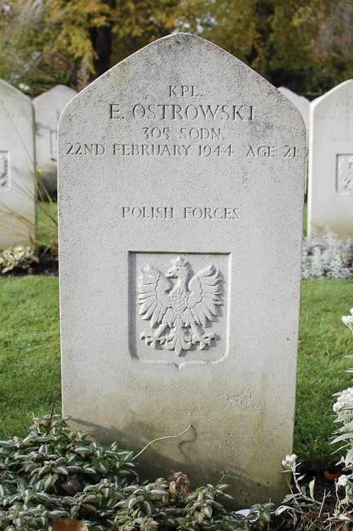 Edmund Ostrowski Polish War Grave