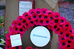 Wreath - Scottish Government - Polish War Memorial, Edinburgh