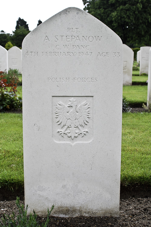 Andrzej Stepanow Polish War Grave