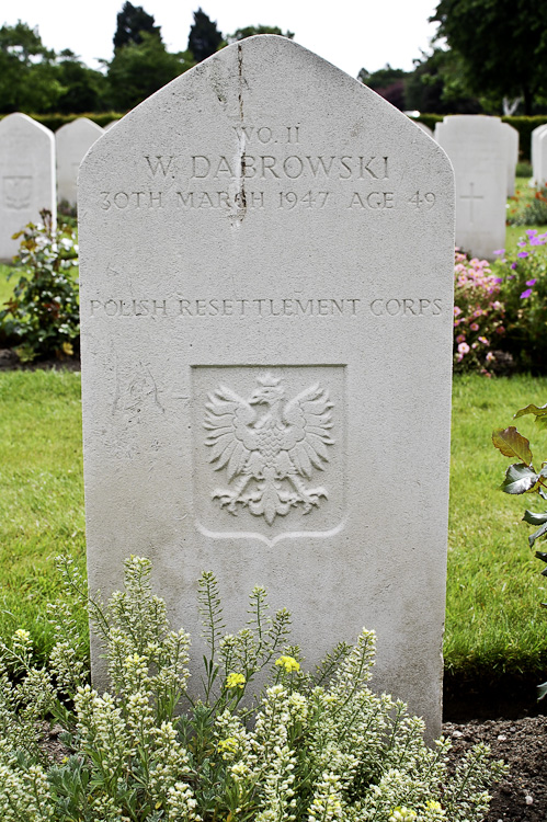 Wladislaw Dabrowski Polish War Grave