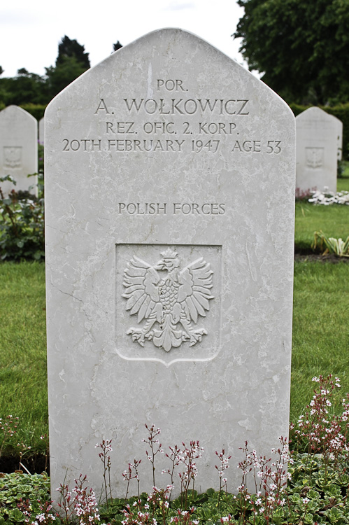 Antoni Wolkowicz Polish War Grave