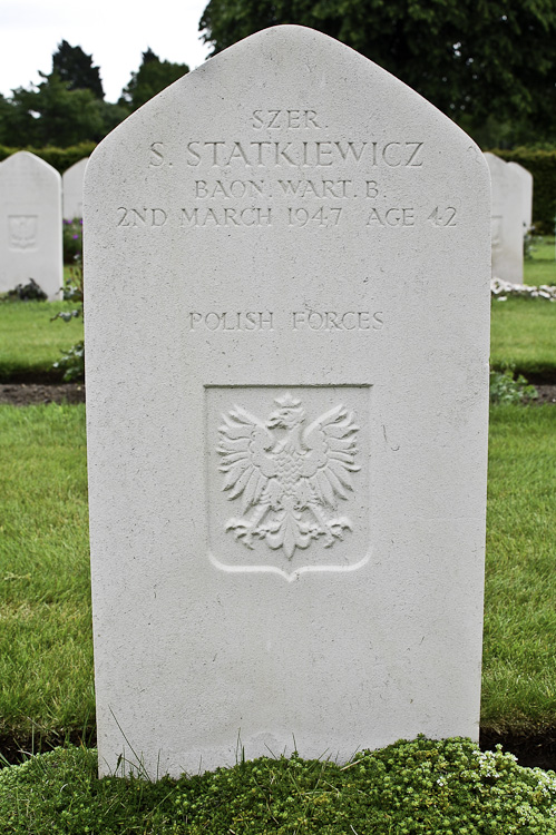 Szyman Statkiewicz Polish War Grave