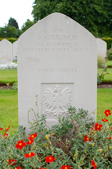 Stanislaw Gierach Polish War Grave
