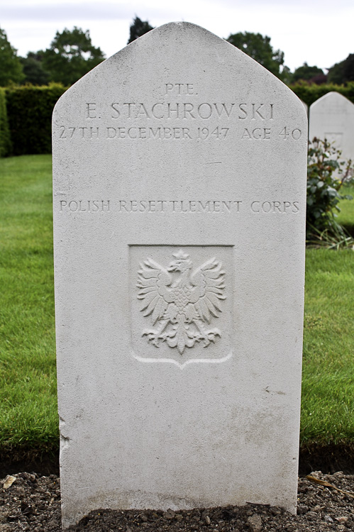 Eugeniusz Stachrowski Polish War Grave