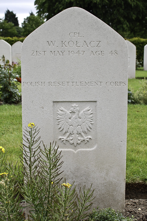 Wladislaw Kolacz Polish War Grave