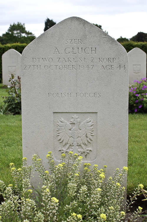 Alfred Gluch Polish War Grave