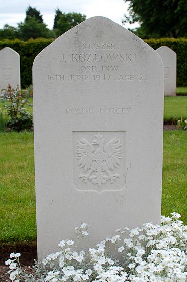 Jozef Kozlowski Polish War Grave