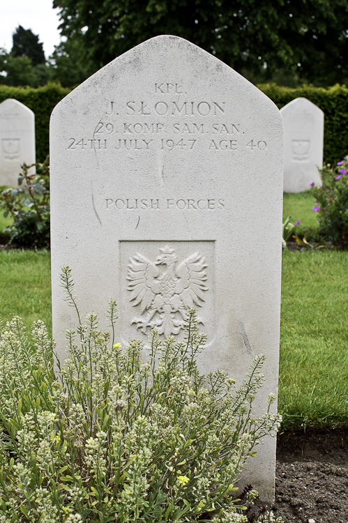 Jan Slomion Polish War Grave