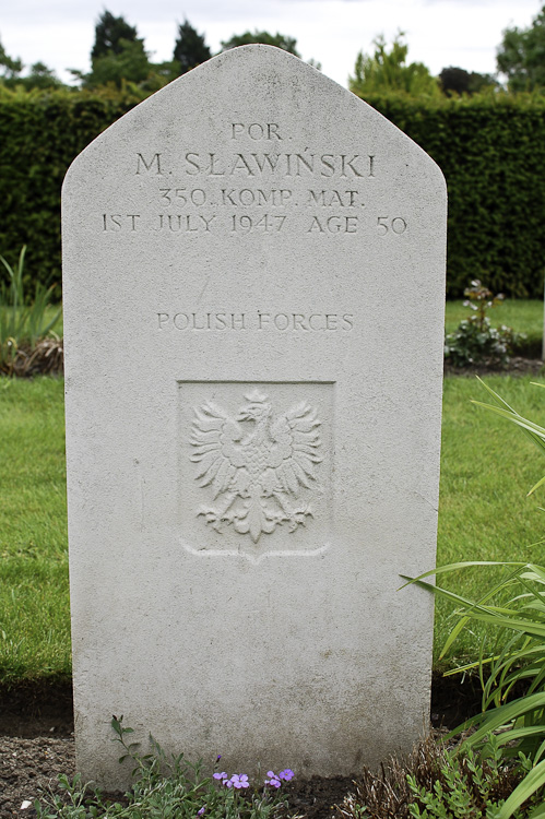 Michal Slawinski Polish War Grave