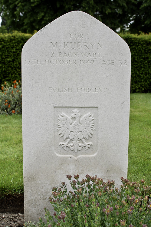 Michal Kubryn Polish War Grave