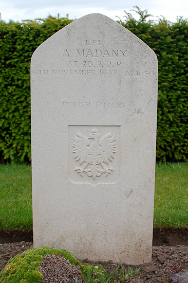 Antoni Madany Polish War Grave