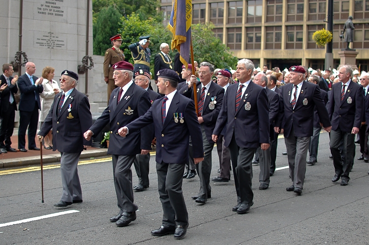 Veterans on Parade - Armed Forces Day 2011 Glasgow