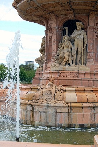 Doulton Terracotta Fountain, Glasgow, Scotland