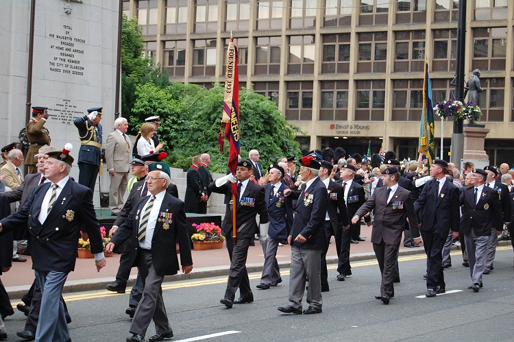 Parade, Armed Forces Day 2010, George Square, Glasgow