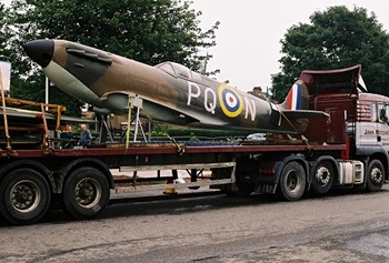 Spitfire, RAF Grangemouth, Airmen Memorial Wall