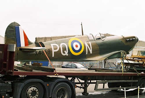 Spitfire, RAF Grangemouth, Airmen Memorial Wall