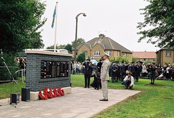 Colonel Roman Krejci, Airmen Memorial, RAF Grangemouth
