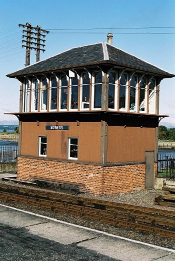 Signalbox, Bo'ness Station, Bo'ness and Kinneil Railway