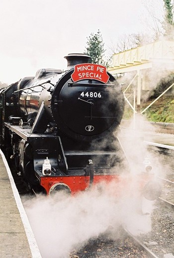 Stanier Black 5 44806, Llangollen Railway, Wales