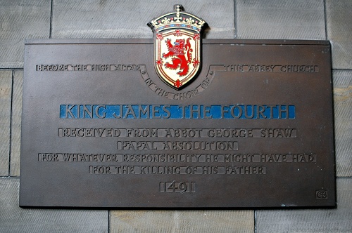 King James IV, Paisley Abbey, Scotland