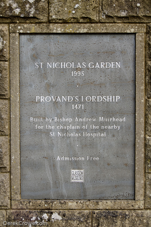 St Nicholas Garden, Provand's Lordship 1471, Glasgow