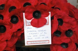 Glasgow Cathedral - Remembrance Sunday 2009 (Wreath) - Scotland
