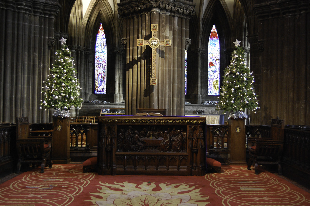 Glasgow Cathedral Christmas Trees 2009 (Scotland)