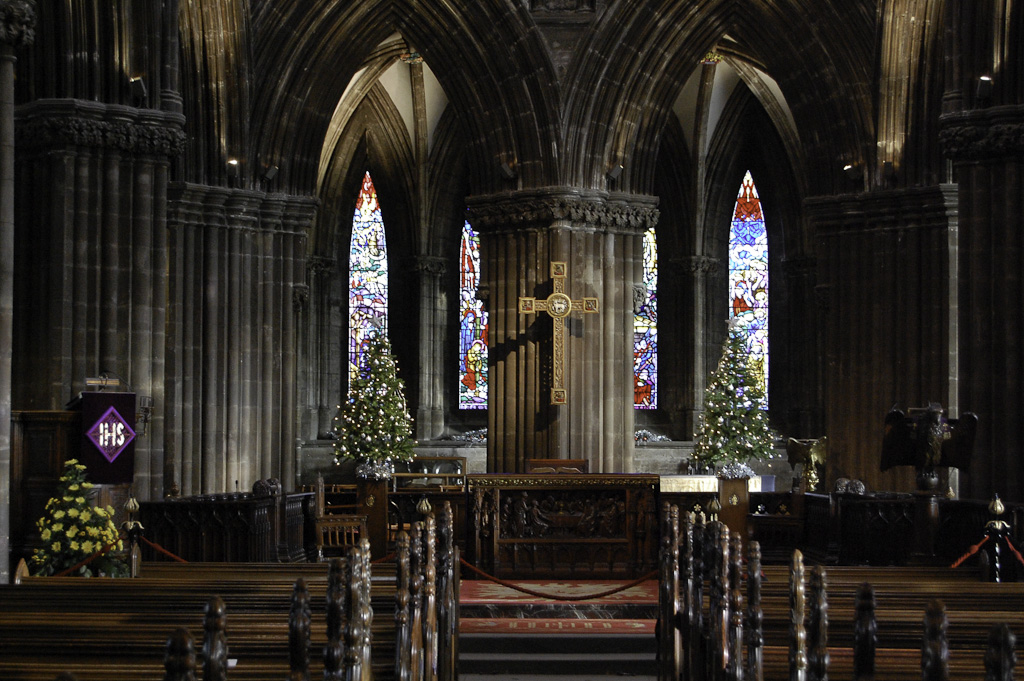 Glasgow Cathedral at Christmas 2009 (Scotland)